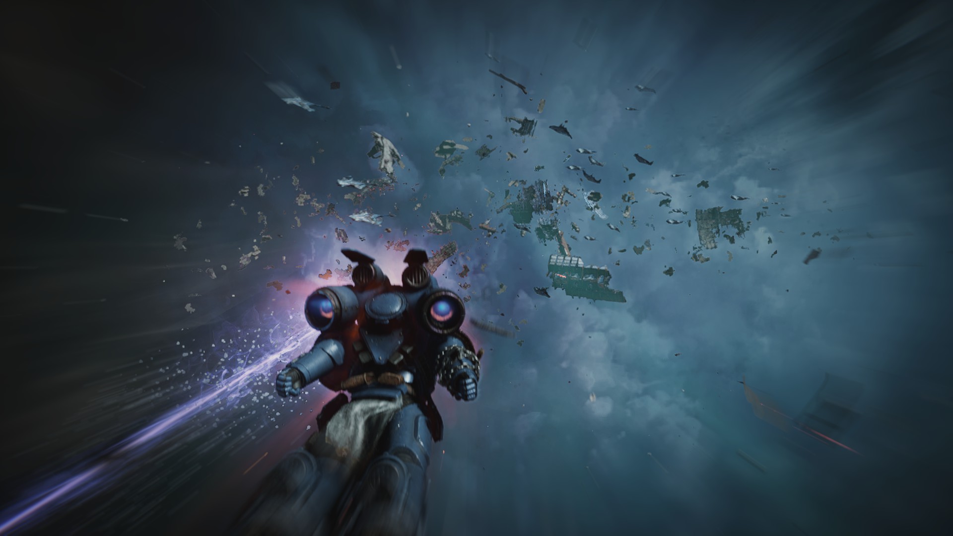 warhammer 40k space marines 2 - fly in space